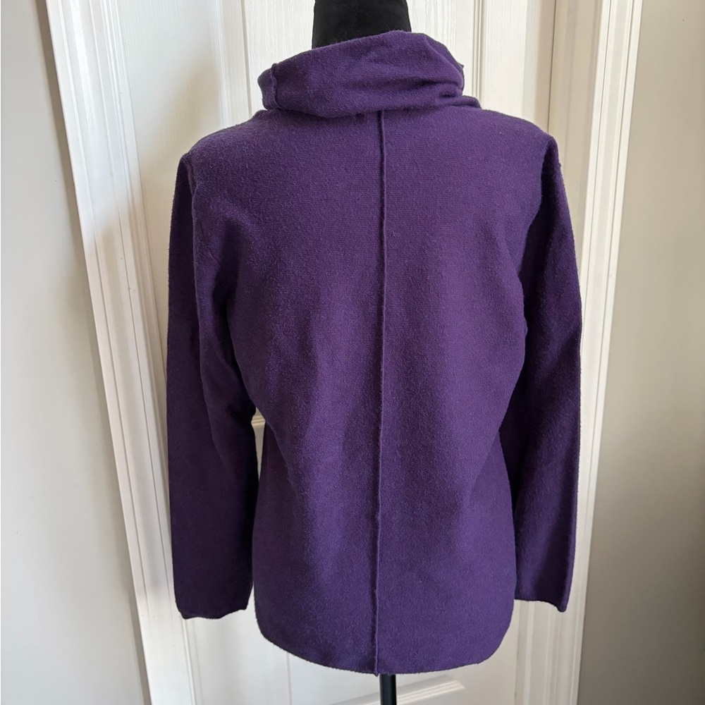 Calvin Klein Jeans Deep Purple Turtleneck Sweater - Picture 3 of 7